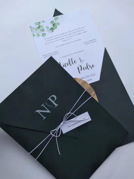 Convite de Casamento Np