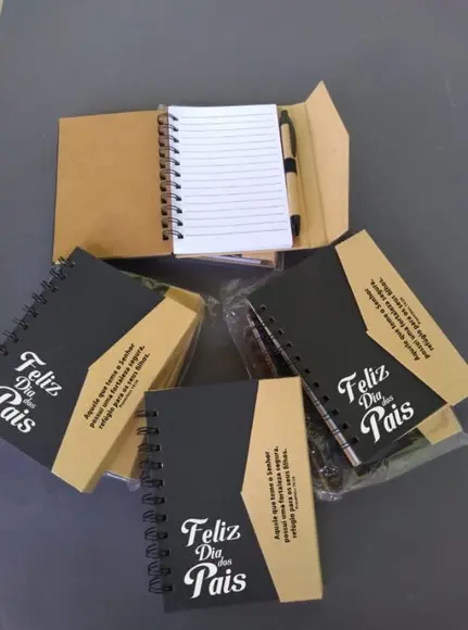 Bloquinhos de Anotações Personalizados com Caneta