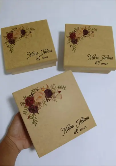 Caixas de mdf Personalizados Padrinhos Casamento