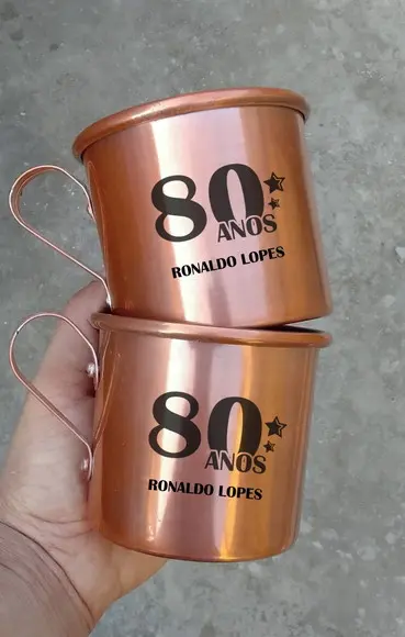 Canecas 80 Anos Moscow Mule Personalizadas