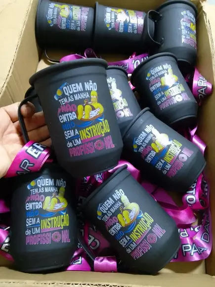 Canecas de Alumínio Personalizadas com Tirante