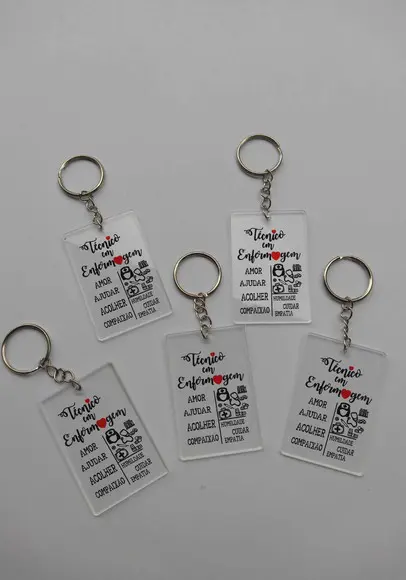 Chaveiros Acrílicos Personalizados