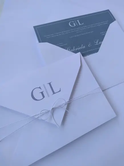 Convite Casamento Clássico Gl