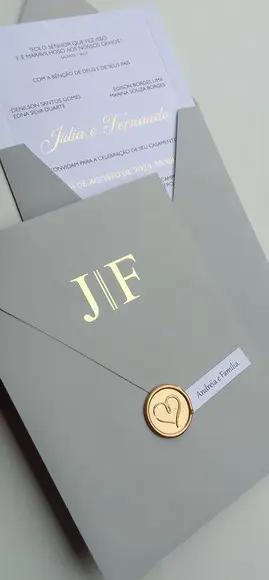 Convite Casamento Jf
