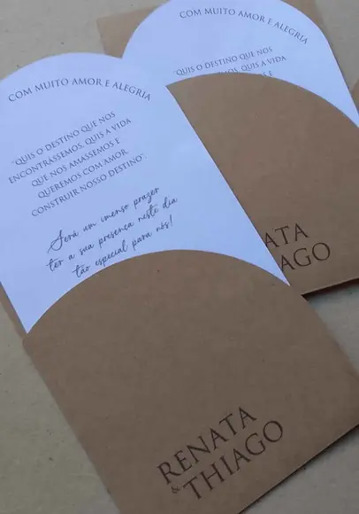 Convite Casamento Renata e Thiago