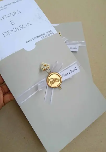 Convite Casamento Td Clássico