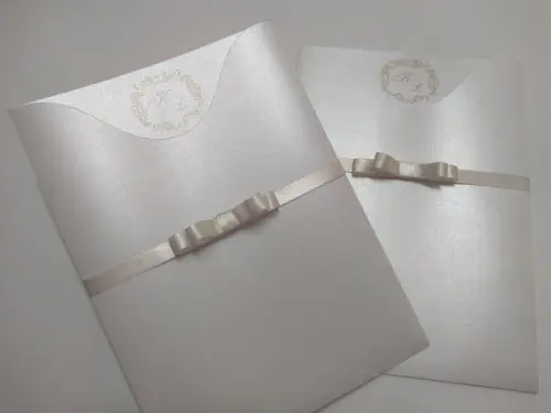 Convite de Casamento Clássico