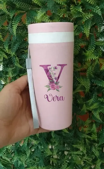 Copo Fibra de Bambu Personalizado