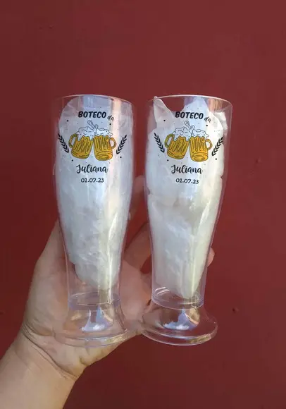 Copo Tulipa Acrílico Personalizado