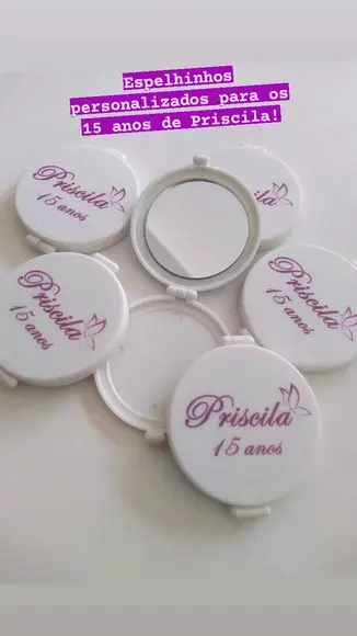 Espelhinhos Personalizados 15 Anos