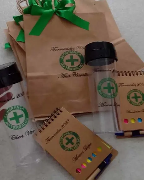 Kit Brinde Personalizado Segurança do Trabalho