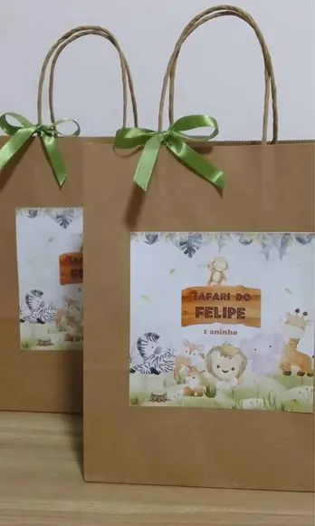 Sacolinha Surpresa Personalizada Safari