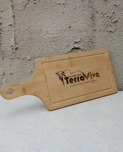 Tábua de Churrasco Personalizada à Laser