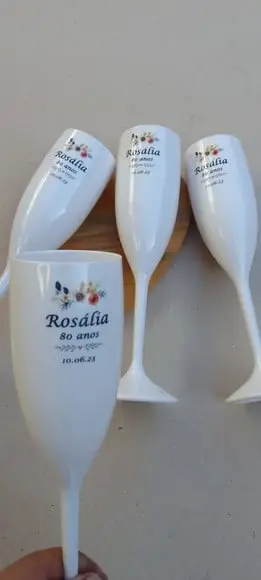 Taças Personalizadas 80 Anos