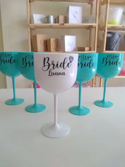Taças Gin Personalizadas Team Bride