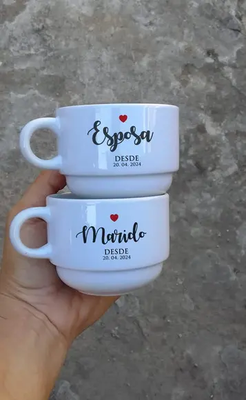 Xícaras Personalizadas Casamento