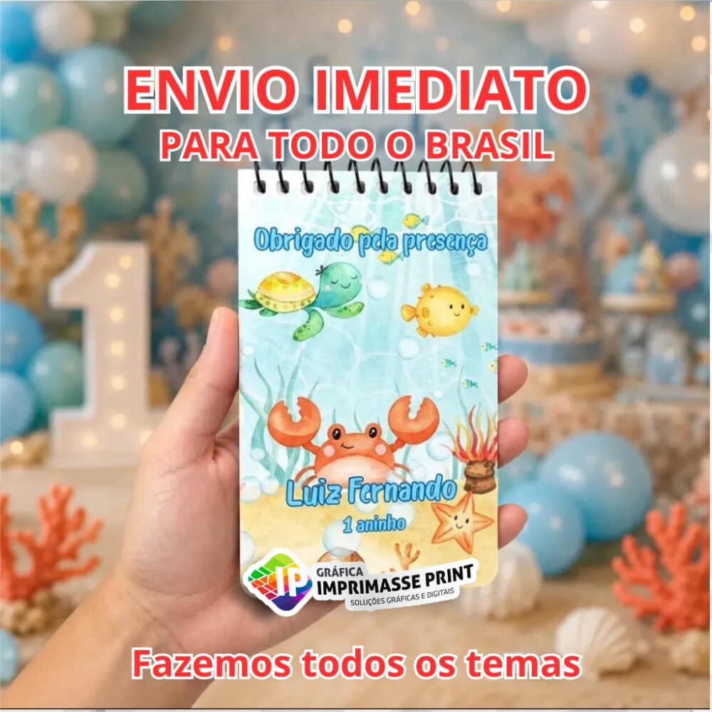 Kit 10 Bloquinhos de anotações | Bloquinhos de notas | Lembranc