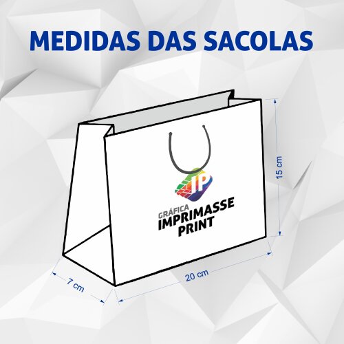 10 Sacola Personalizada - Sacolinha Cereja, Cerejinha
