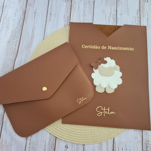 Capa Caderneta de Vacinação e Capa Certidão de Nascimento