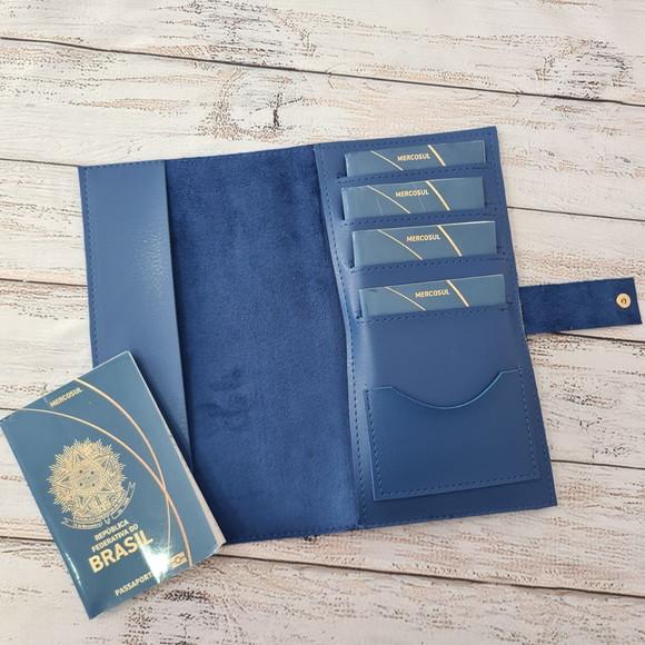 Capa Protetora para Passaporte Família - 4 Lugares