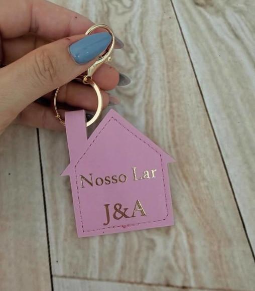 Chaveiro Casa / Nosso Lar - Personalizado