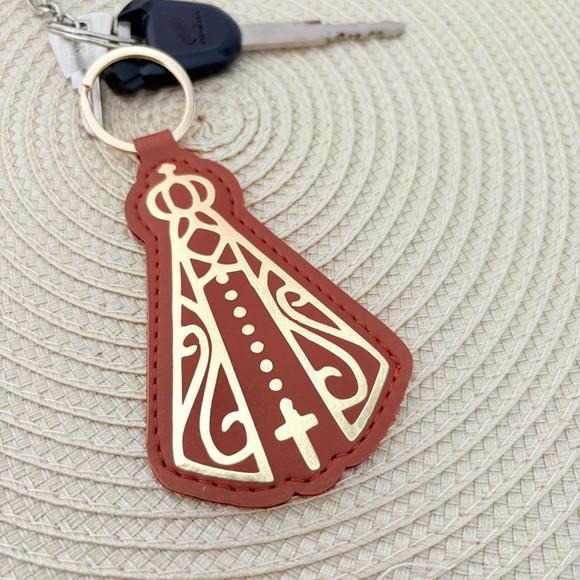 Chaveiro Nossa Senhora Aparecida - Personalizo com Nome