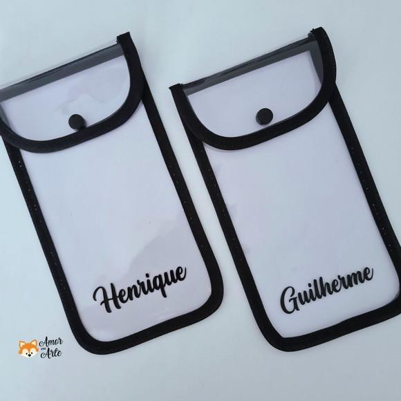 Estojo Porta Higiene Bucal de Plástico Personalizado com Nom