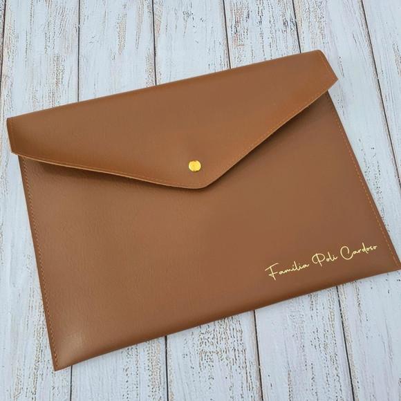 Pasta Envelope Porta Documentos A4 - Personalizo c/ Nome