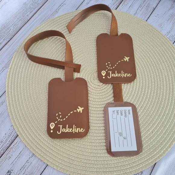 Tag de Mala com Identificação Interna - Personalizada