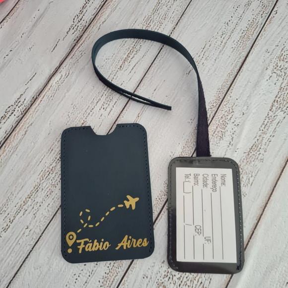 Tag de Mala com Identificação Interna - Personalizada