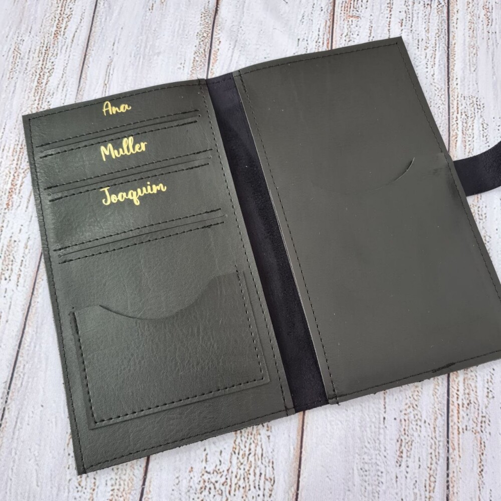 Capa para 3 Passaporte em Sintético Família