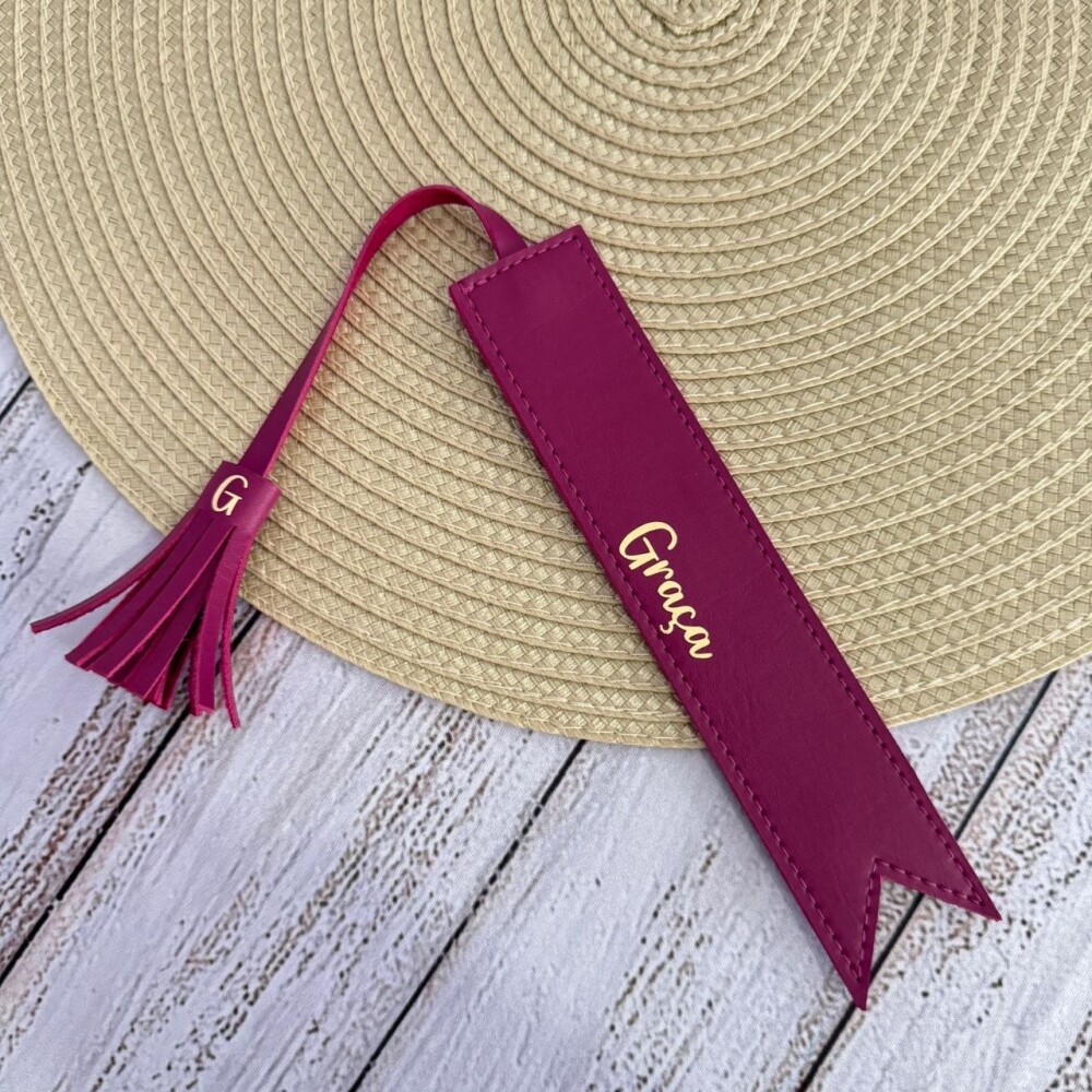 Marca Páginas com Tassel - Personalizo com Inicial ou Nome