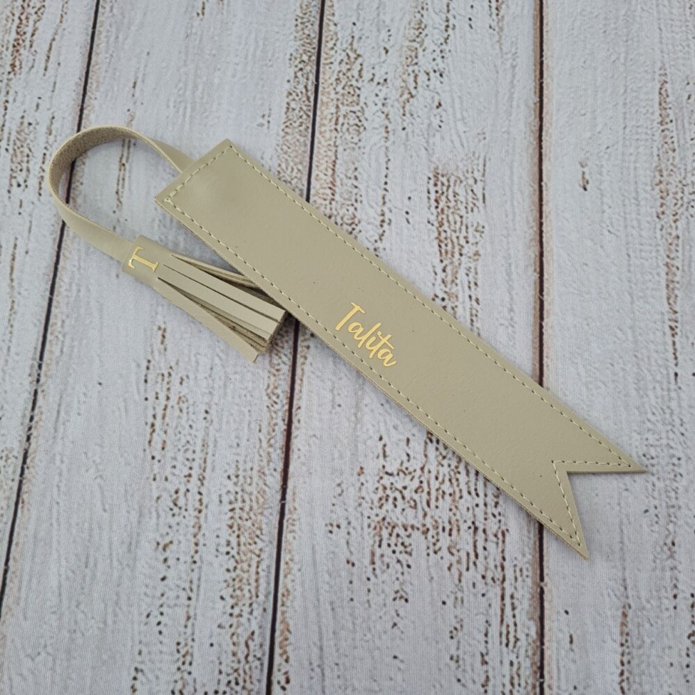 Marca Páginas com Tassel - Personalizo com Inicial ou Nome