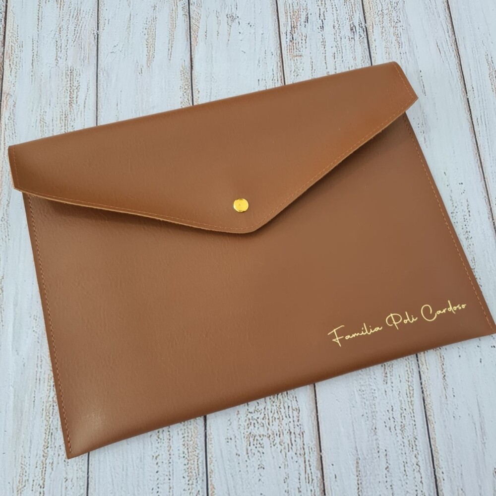 Pasta Envelope Porta Documentos A4 - Personalizo c/ Nome