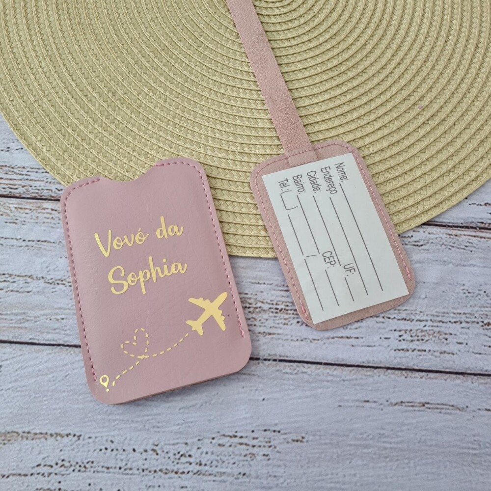 Tag de Mala com Identificação Interna - Personalizada