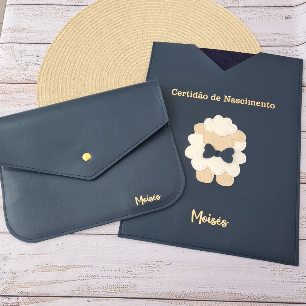 Capa Caderneta de Vacinação e Capa Certidão de Nascimento