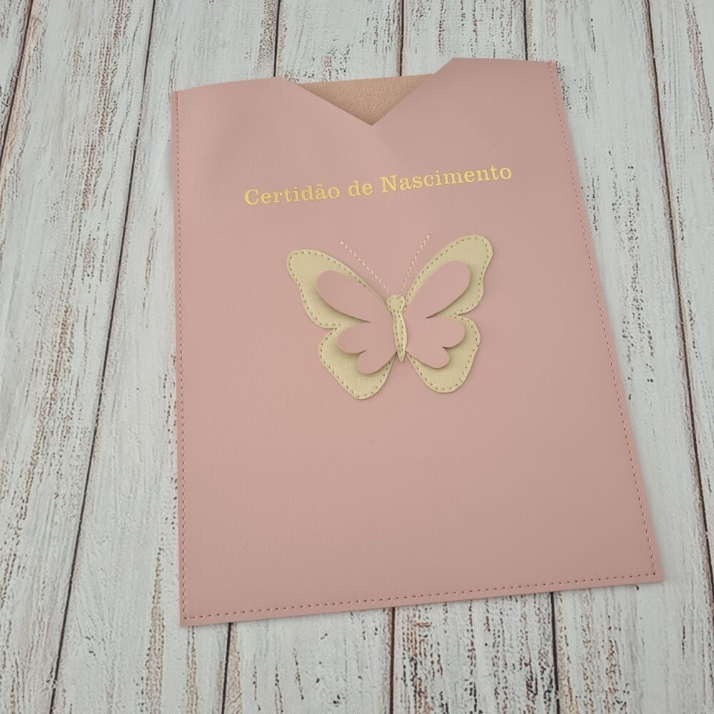 Capa para Certidão de Nascimento em Sintético - Personalizo