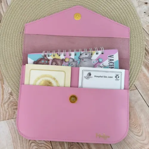 Capa Caderneta de Vacinação / Porta Documentos em Sintético