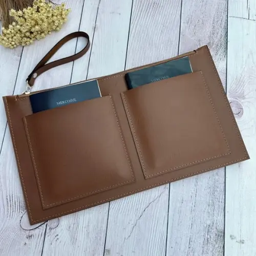Capa Necessaire para 2 ou 4 Passaporte em Sintético Família