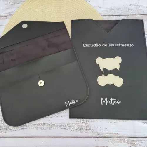 Capa Caderneta de Vacinação e Capa Certidão de Nascimento