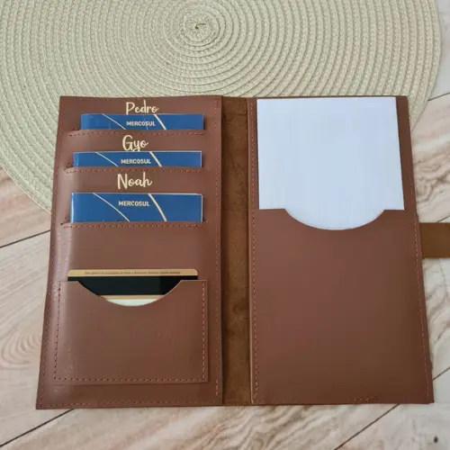 Capa para 3 Passaporte em Sintético Família
