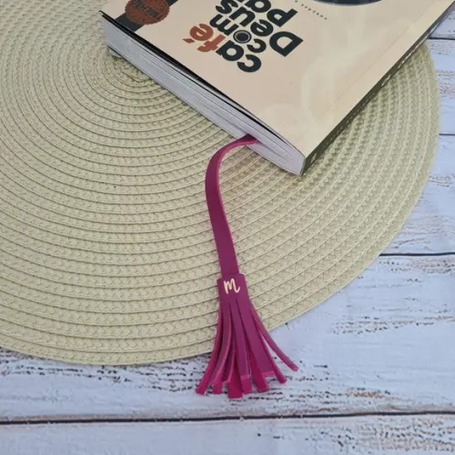 Marca Páginas com Tassel - Personalizo com Inicial ou Nome