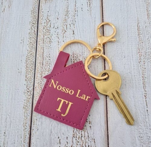 Chaveiro Casa / Nosso Lar - Personalizado