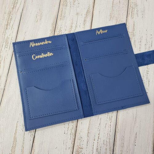Capa Porta Passaporte Família / 4 Lugares - Personalizado