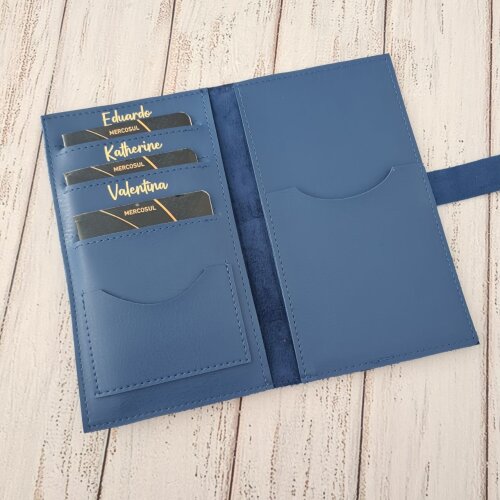 Capa para 3 Passaporte em Sintético Família