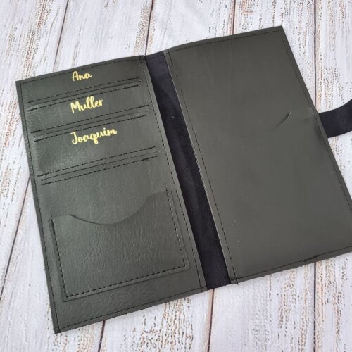 Capa para 3 Passaporte em Sintético Família