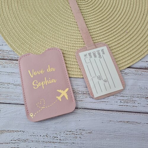 Tag de Mala com Identificação Interna - Personalizada