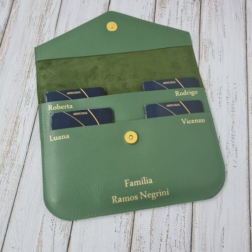 Pasta envelope porta passaportes e documentos - organizadores e b