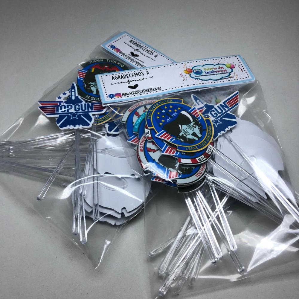 Topper de doce ou cupcake - unidade