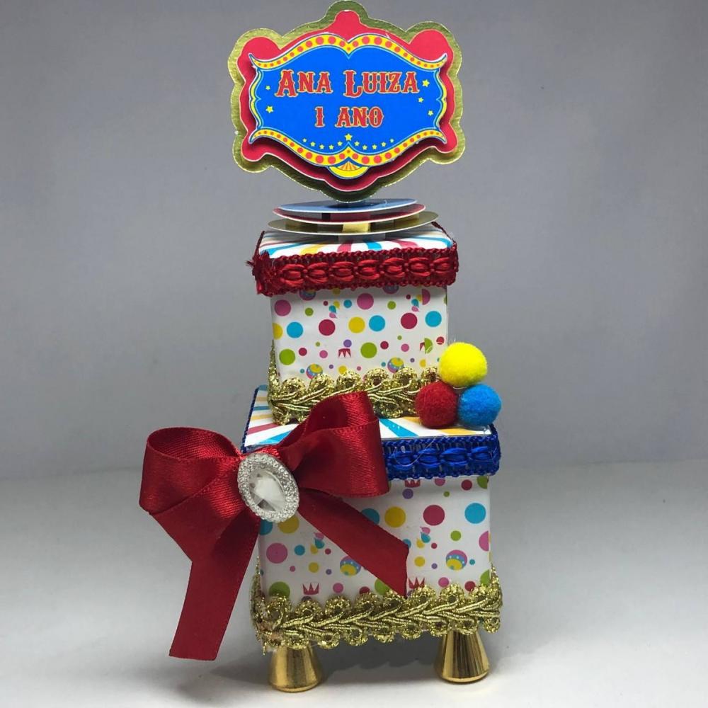 Caixa acrílica dupla Luxo